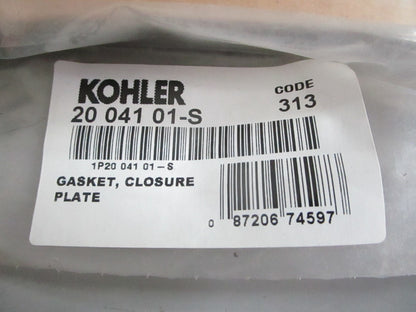 NEW OEM 20 041 01-S Kohler Closure Plate Gasket 0820