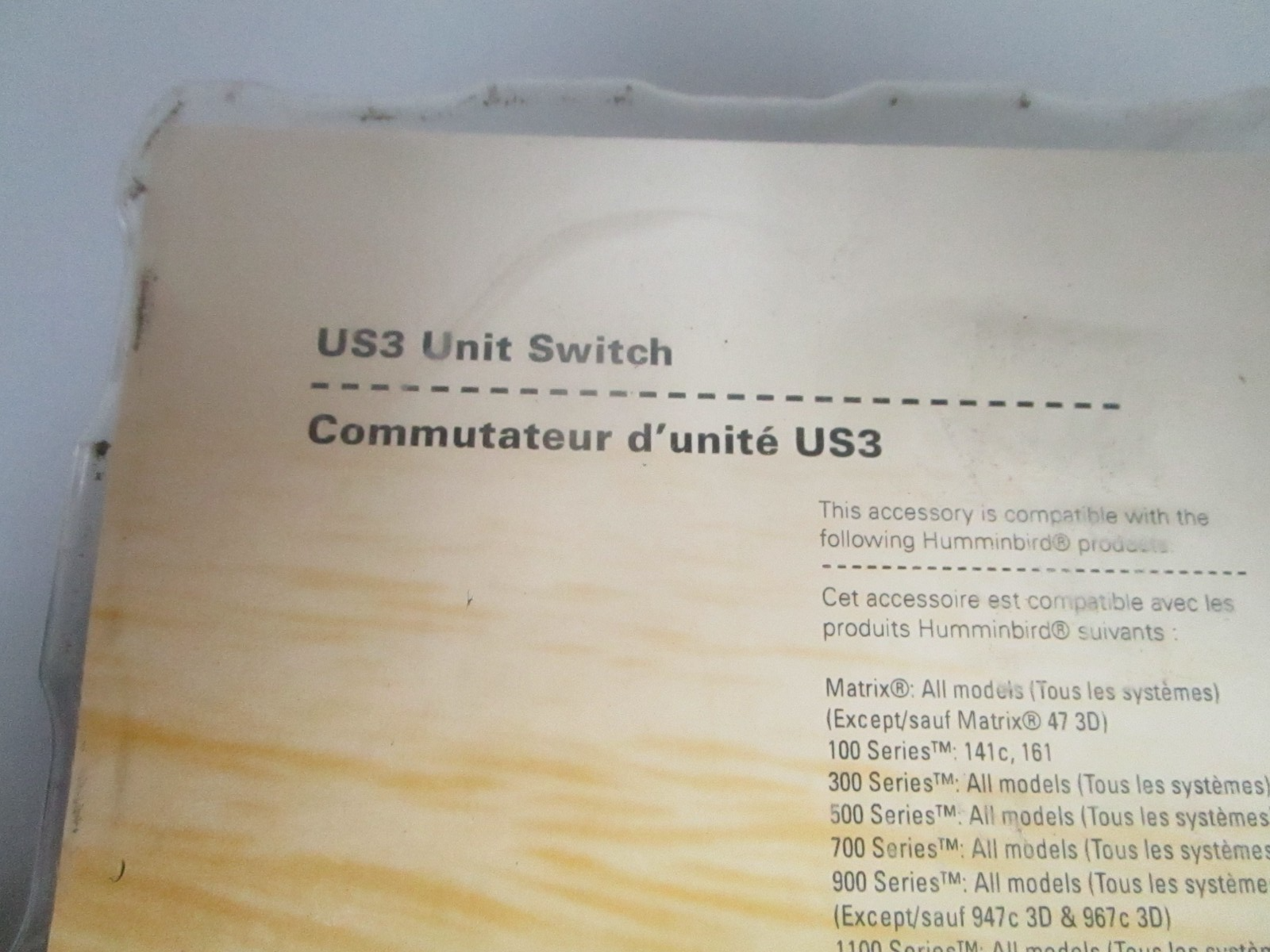 NEW OEM 720070-1 Humminbird US3 Unit Switch Assembly 0720