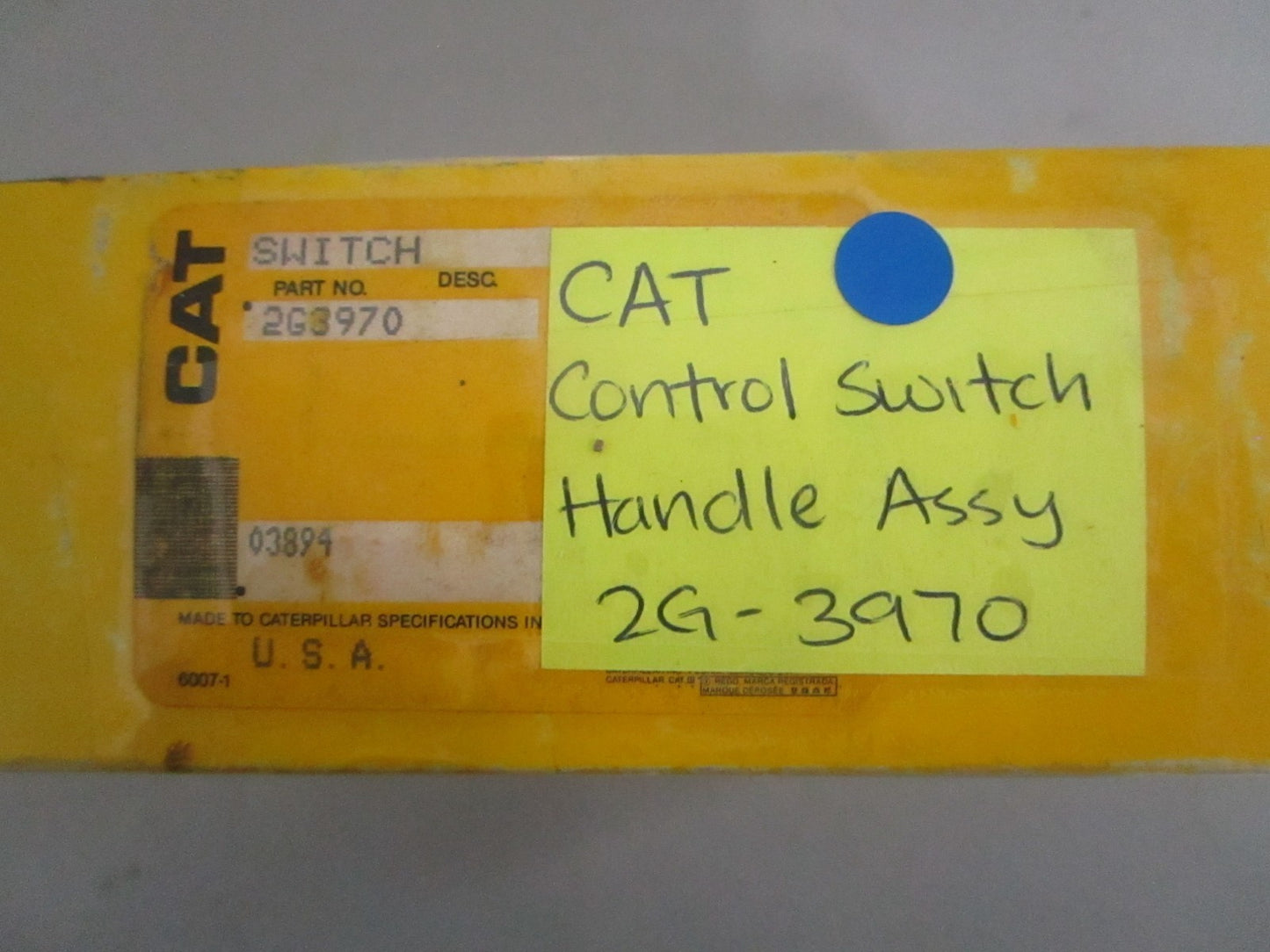 NEW OEM 2G-3970 CAT Control Switch Handle Assy 0820