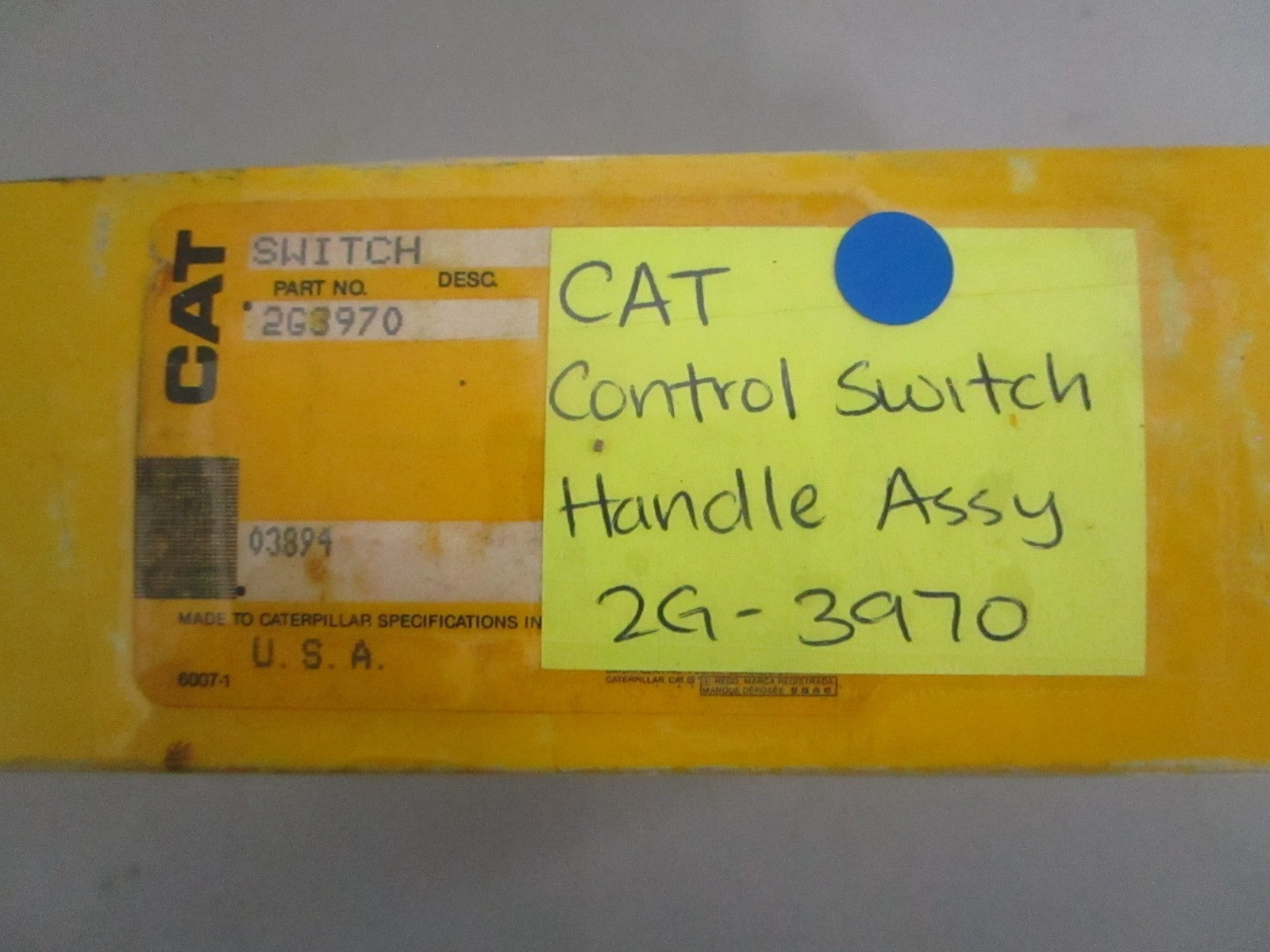 NEW OEM 2G-3970 CAT Control Switch Handle Assy 0820