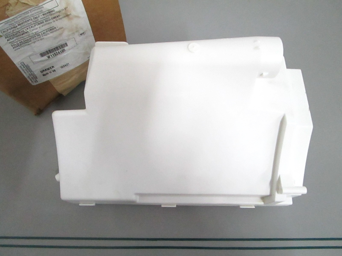 Whirlpool NEW OEM Washer Drawer W11524105 NOS Genuine Factory Part 0820