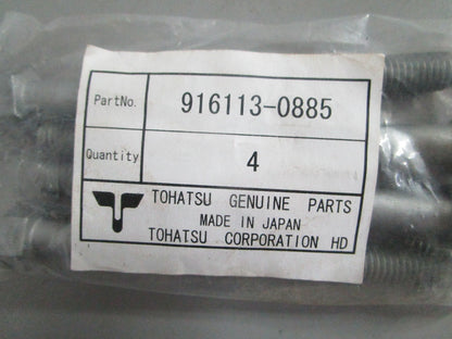 NEW OEM (LOT OF 4) 916113-0885 Tohatsu Bolt 0820