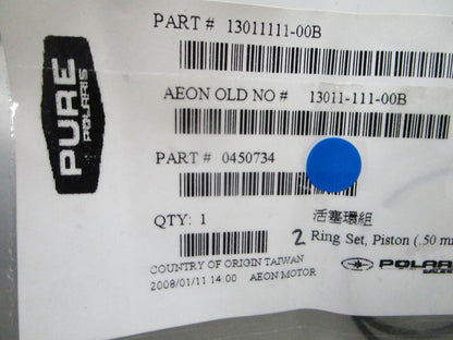 *NEW OEM* 0810 Polaris 2 Piston Ring Set 0450734