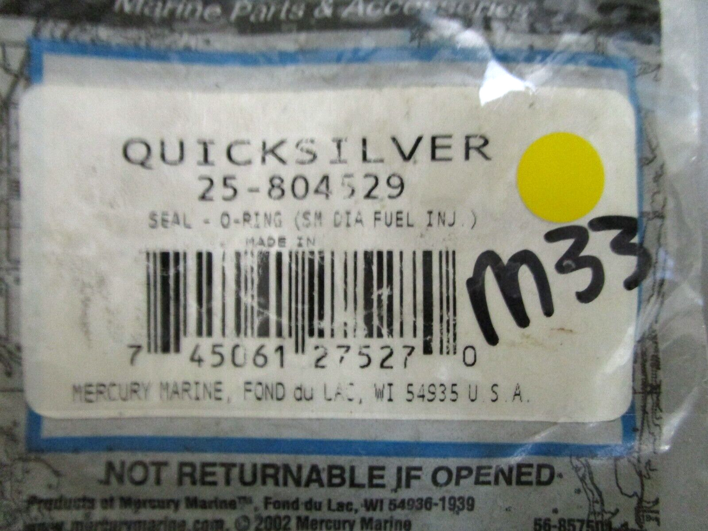 *NEW OEM* (LOT OF 6) 0750 Mercury Quicksilver SEAL - O-RING 25-804529