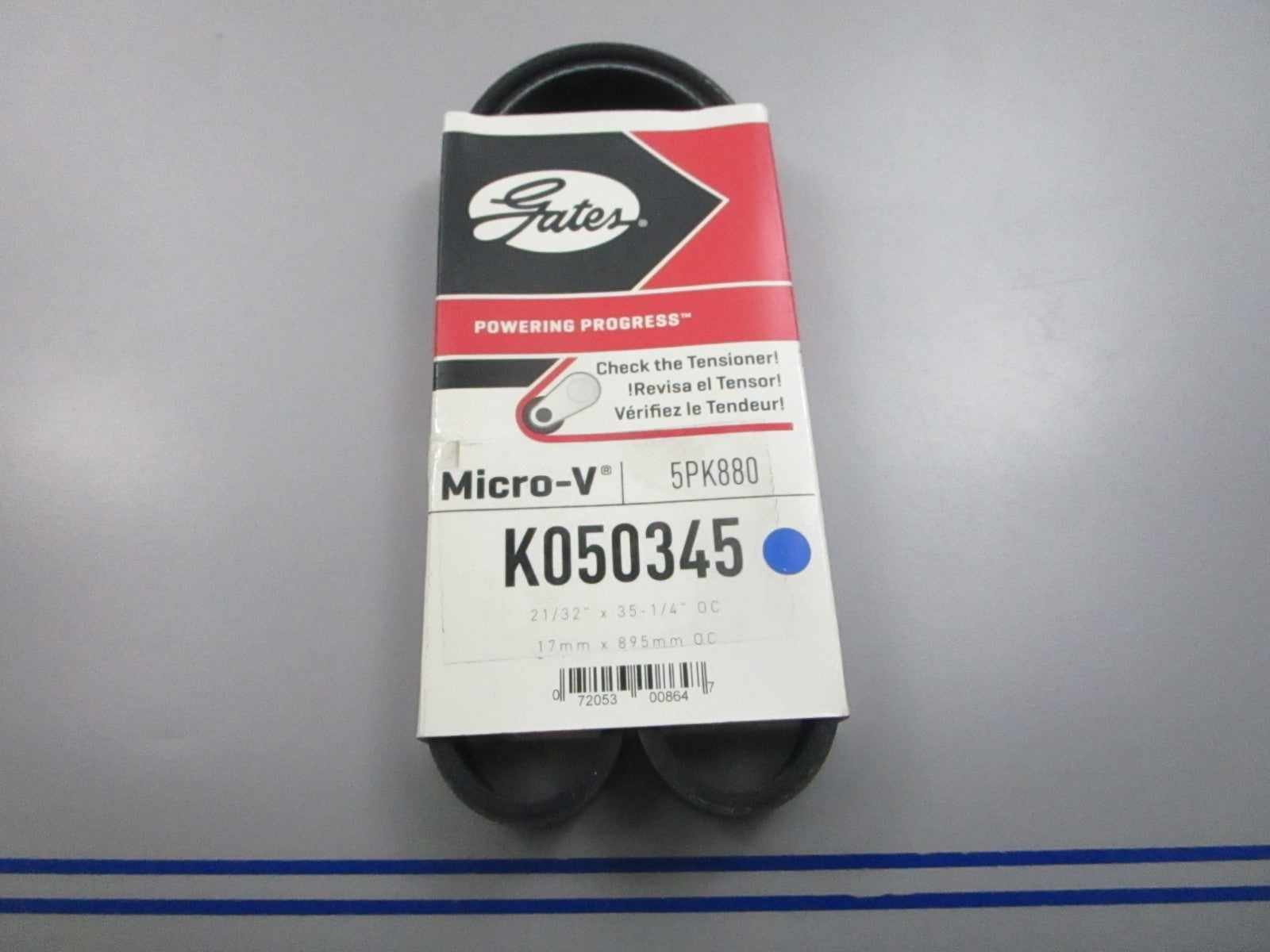 NEW K050345 Gates Micro-V Serpentine Belt 0810