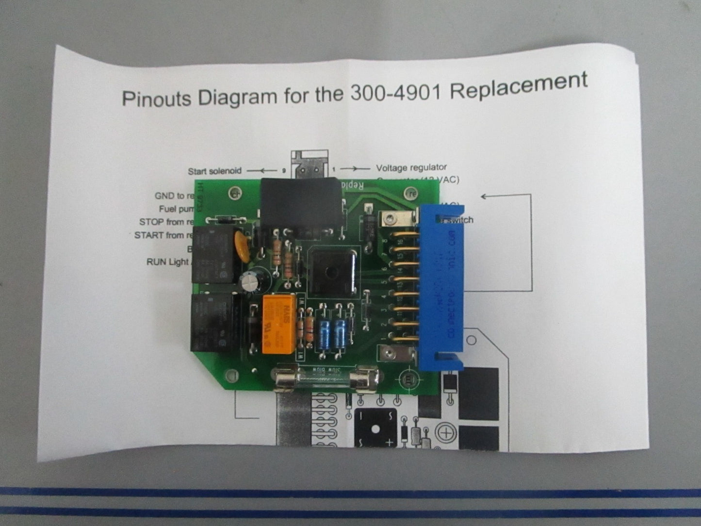 *NEW* 0820 Dinosaur Electronics Generator Circuit Board O4900142 Rep: 300-4901