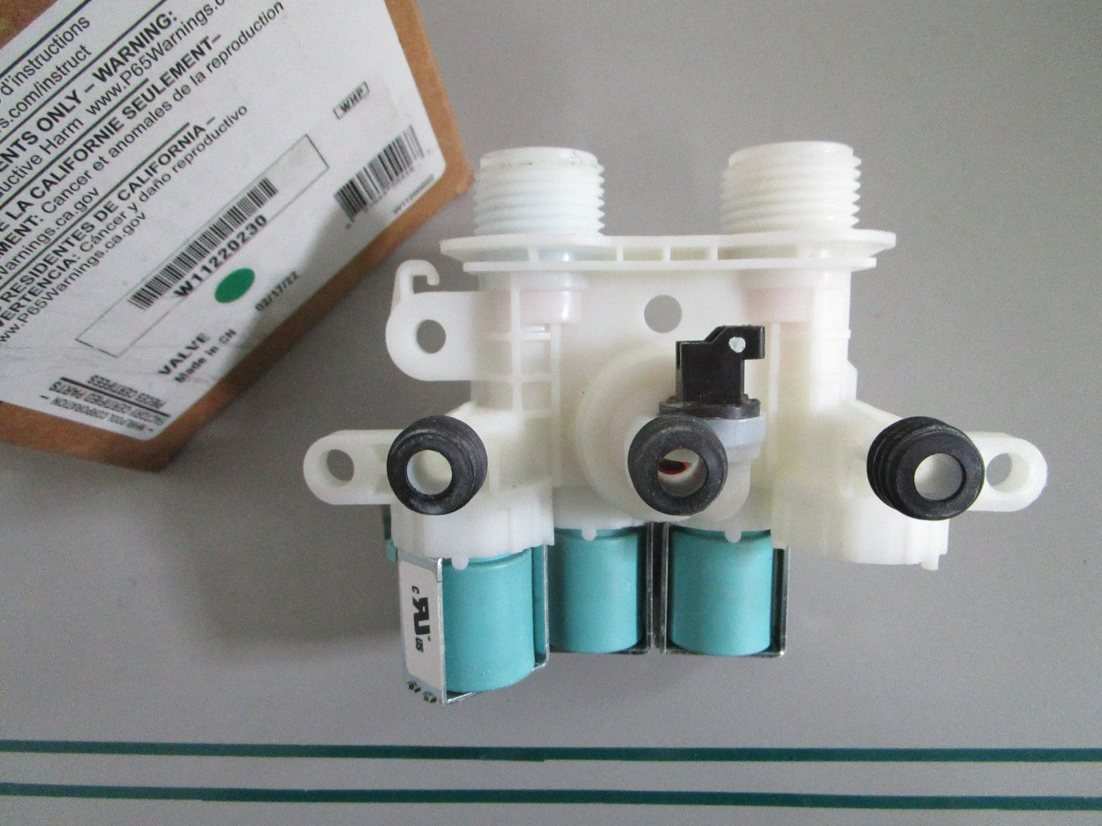 NEW OEM W11220230 Whirlpool Valve 0820