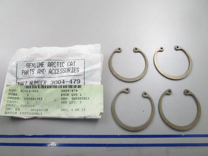 *NEW OEM* (LOT OF 4) 0810 Arctic Cat Circlip 3004-479