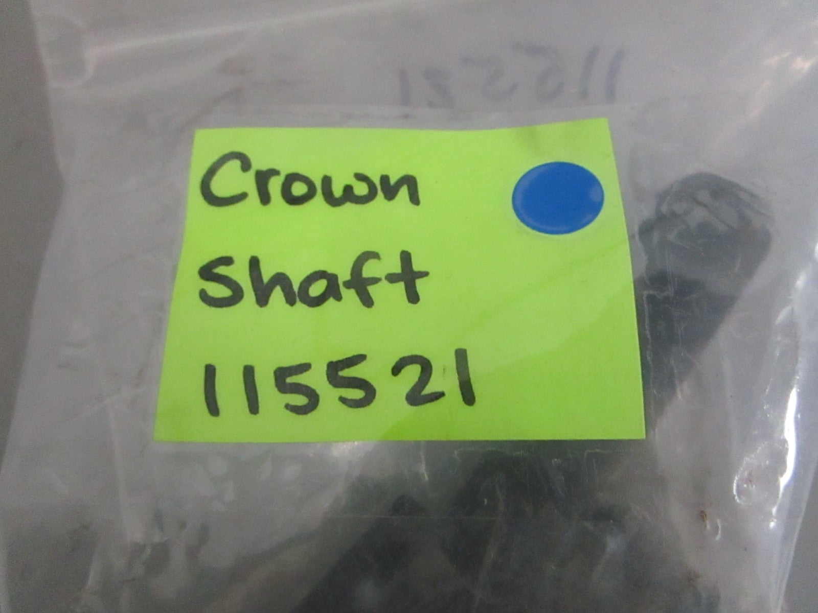 NEW OEM 115521 Crown Shaft 0820
