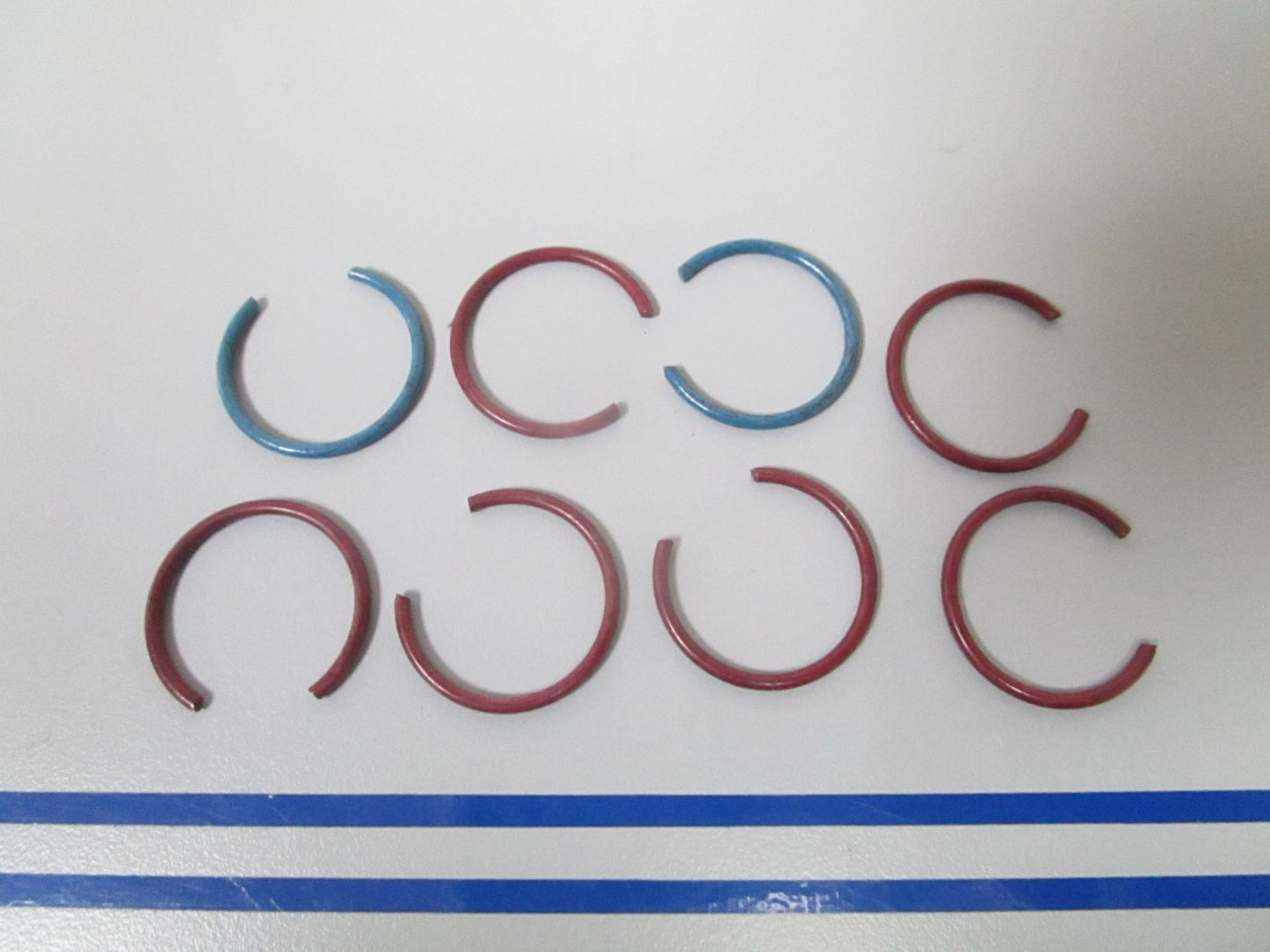 NEW OEM (LOT OF 8) 53-857196 Mercury Quicksilver Lock Ring 0810