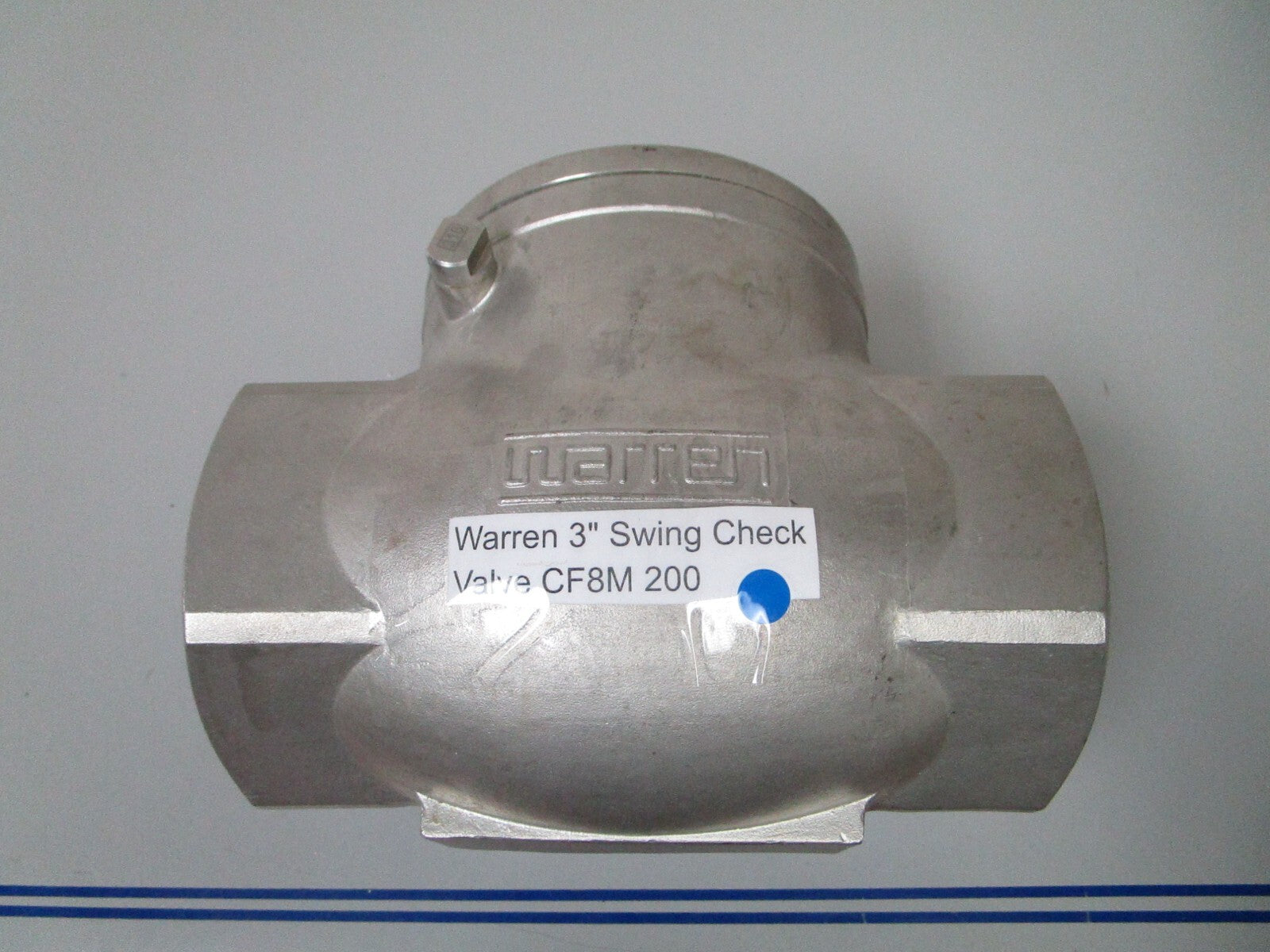 *NEW OEM* 0720 Warren 3" Swing Check Valve CF8M 200