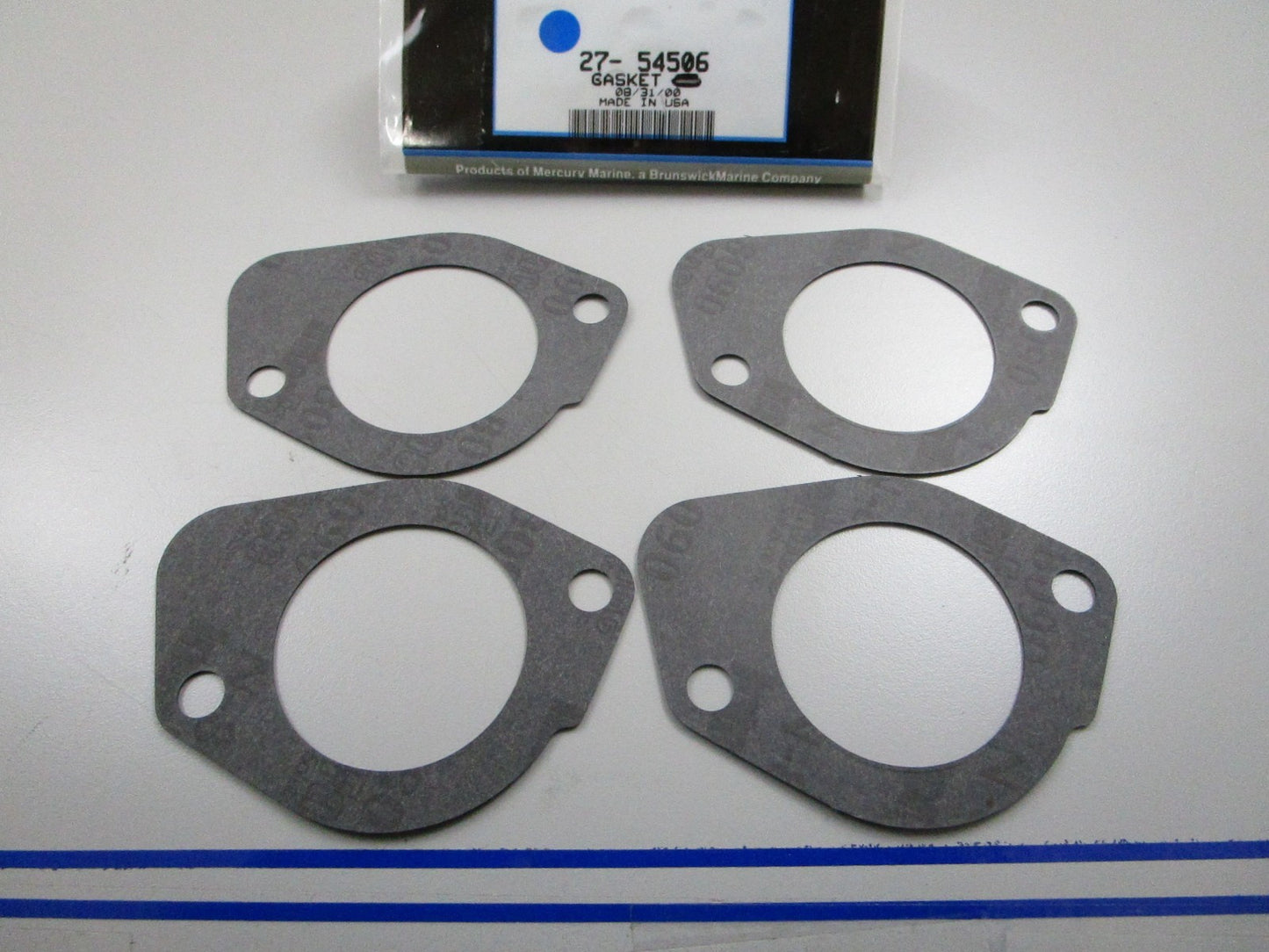 *NEW OEM* (LOT OF 4) 0810 Mercury Quicksilver Gasket 27-54506