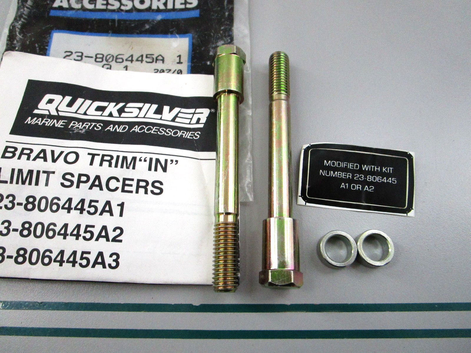 NEW OEM 23-806445A1 Mercury Quicksilver Spacer Kit 0810