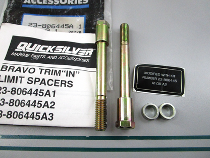 NEW OEM 23-806445A1 Mercury Quicksilver Spacer Kit 0810