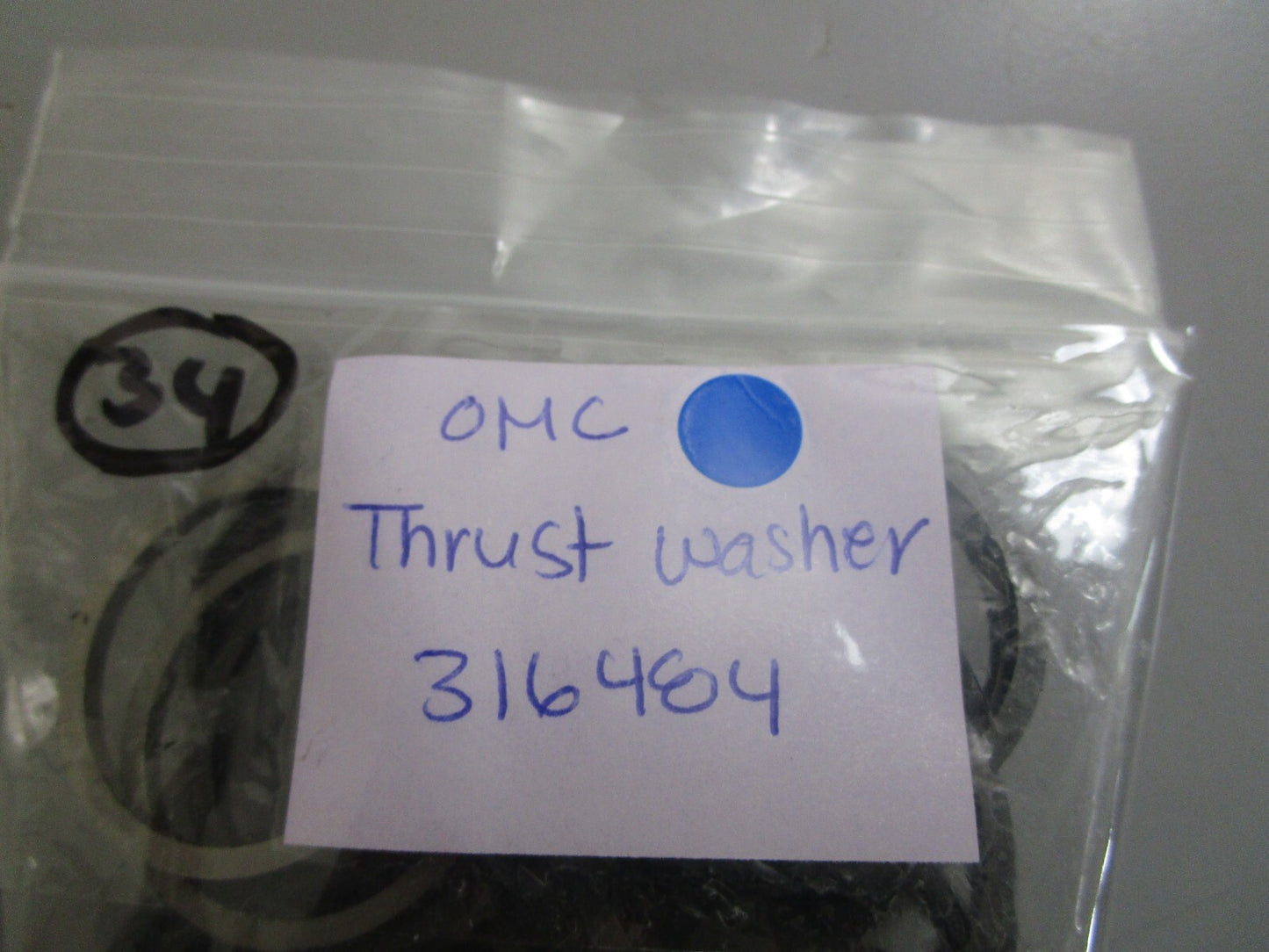 *NEW OEM* 0810 OMC Johnson Evinrude Thrust Washer 316484 0316484