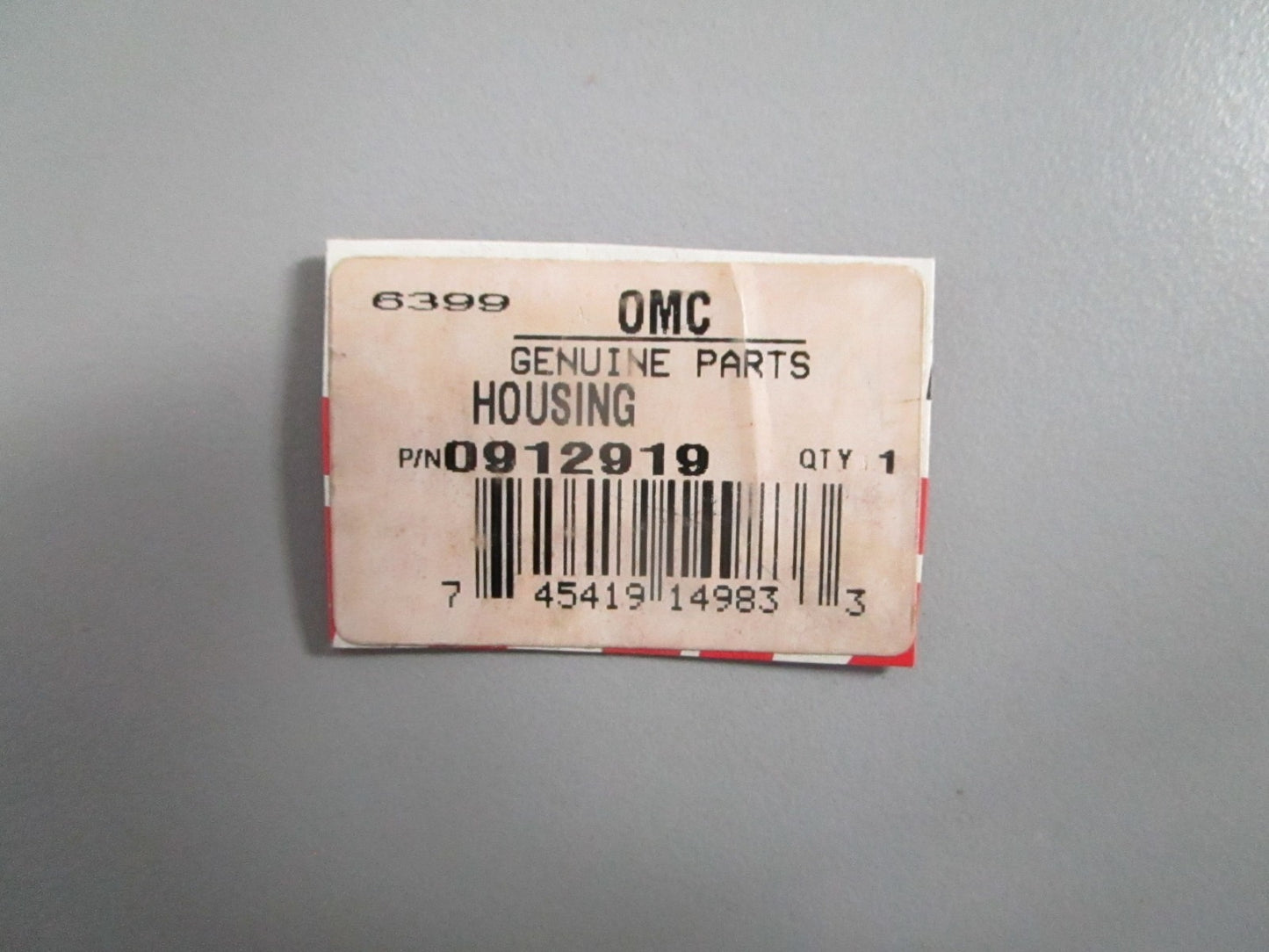NEW OEM 912919 0912919 OMC Johnson Evinrude Housing 0820