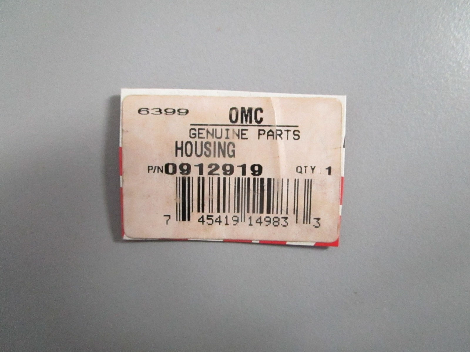 NEW OEM 912919 0912919 OMC Johnson Evinrude Housing 0820