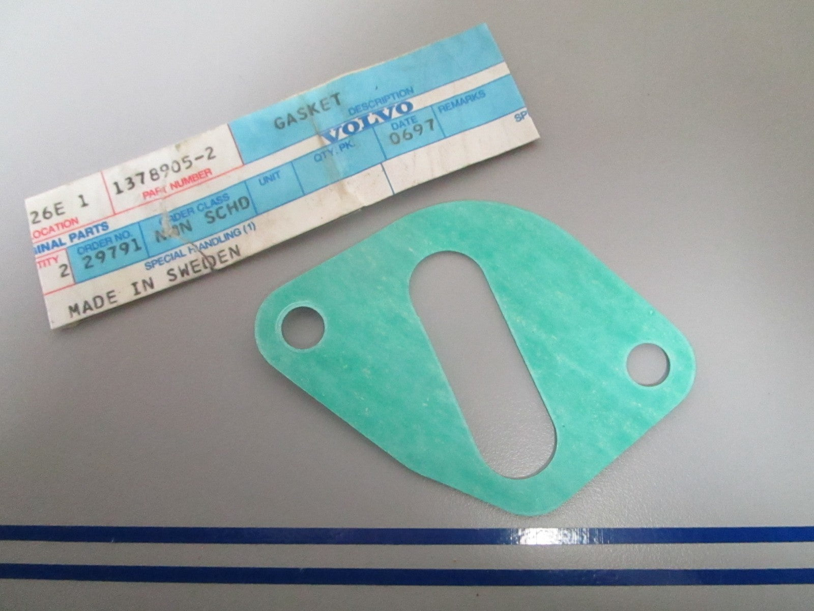 NEW OEM 1378905 Volvo Penta Gasket 0810