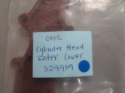 *NEW OEM* 0810 OMC Johnson Evinrude Cylinder Head Water Cover 329919 0329919