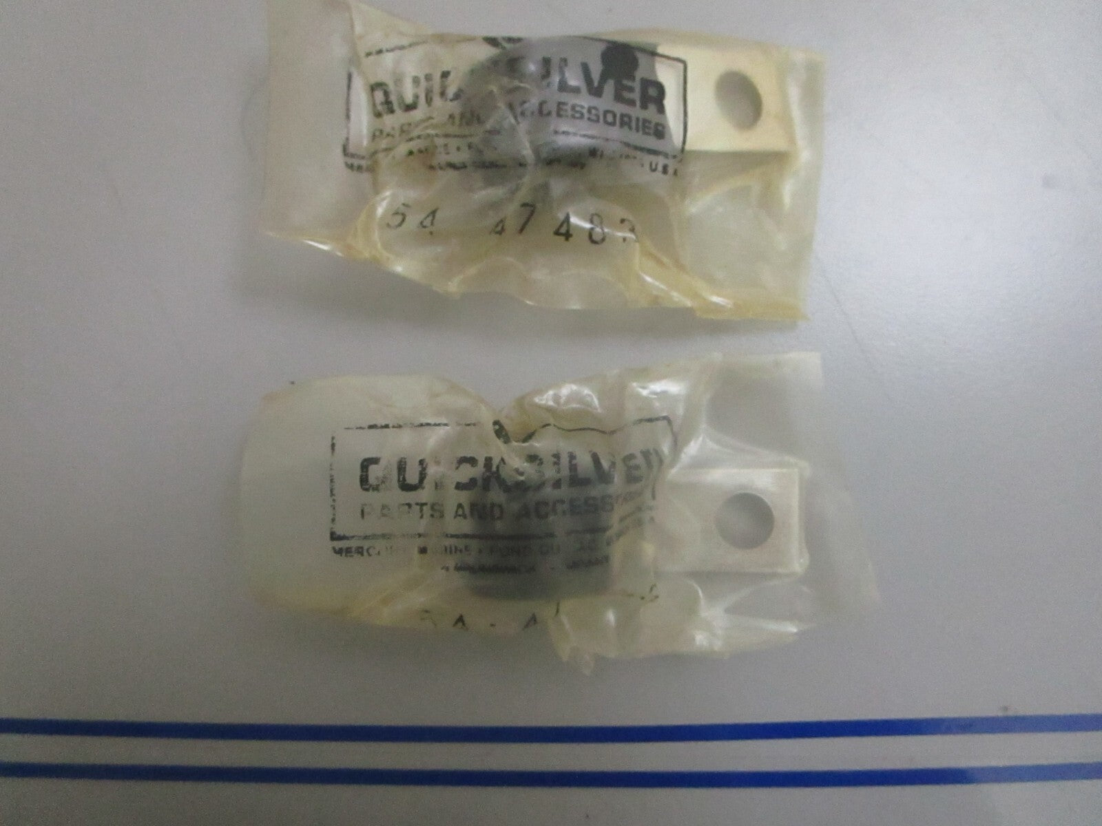 *NEW OEM* (LOT OF 2) 0810 Mercury Quicksilver J-Clip 54-47483