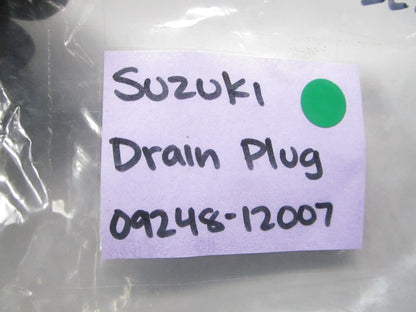 NEW OEM (LOT OF 2) 09248-12007 Suzuki Drain Plug 0810