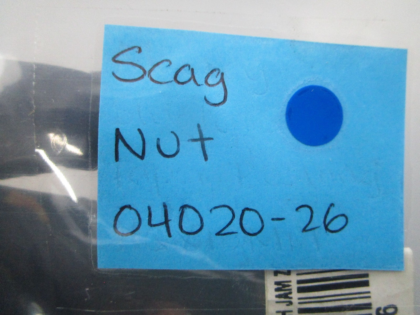NEW OEM (LOT OF 2) Scag 04020-26 Nut 0810