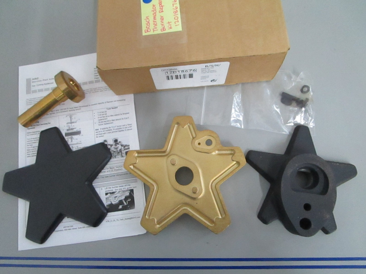*NEW OEM* 0820 Bosch Thermador Burner Repair Kit 12018676