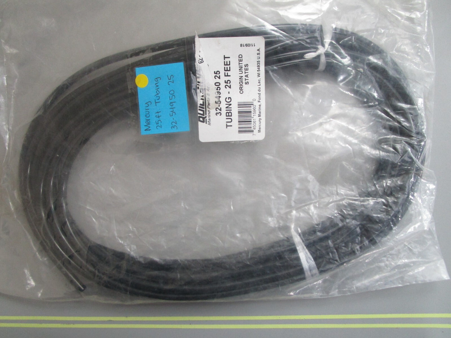 *NEW OEM* 0820 Mercury Quicksilver 25ft. Tubing 32-54950 25