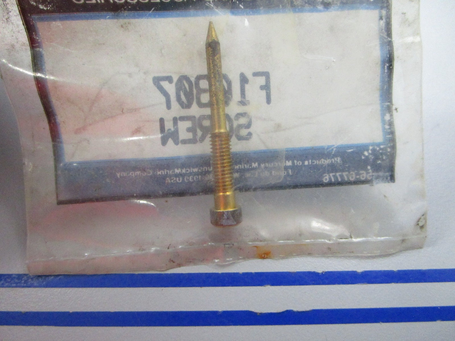 NEW OEM F10307 Mercury Quicksilver Screw 0810