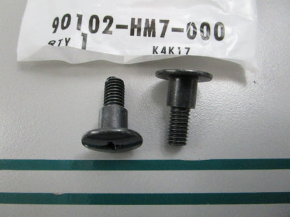 NEW OEM (LOT OF 2) 90102-HM7-000 Honda Screw 0810