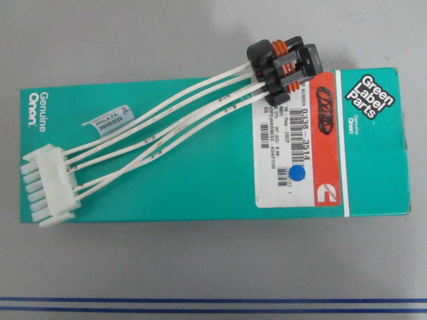 *NEW OEM* 0820 Onan Cummins Adaptor Harness 0338-3514