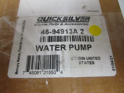*NEW OEM* 0720 Mercury Quicksilver Water Pump 46-94913A2