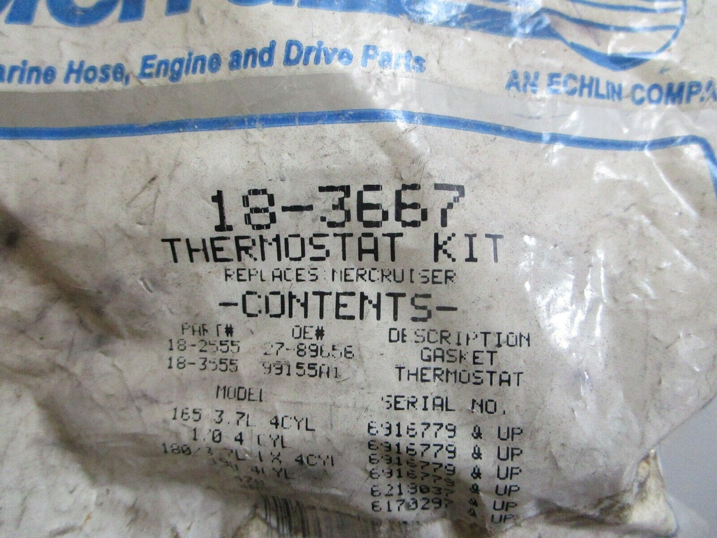 *NEW* 0820 Sierra Thermostat Kit 18-3667 For: MerCruiser