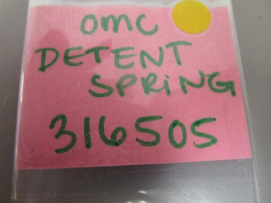 *NEW OEM* (LOT OF 2) 0810 OMC Johnson Evinrude Detent Spring 316505 0316505
