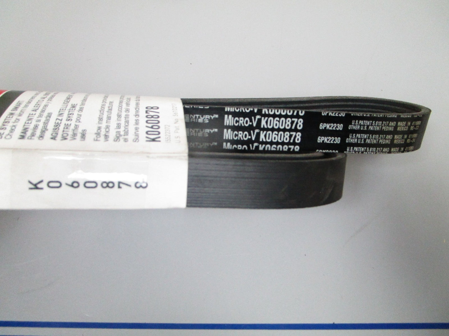 NEW K060878 Gates Micro-V 13/16" x 88 ⅜ Serpentine Belt 0720