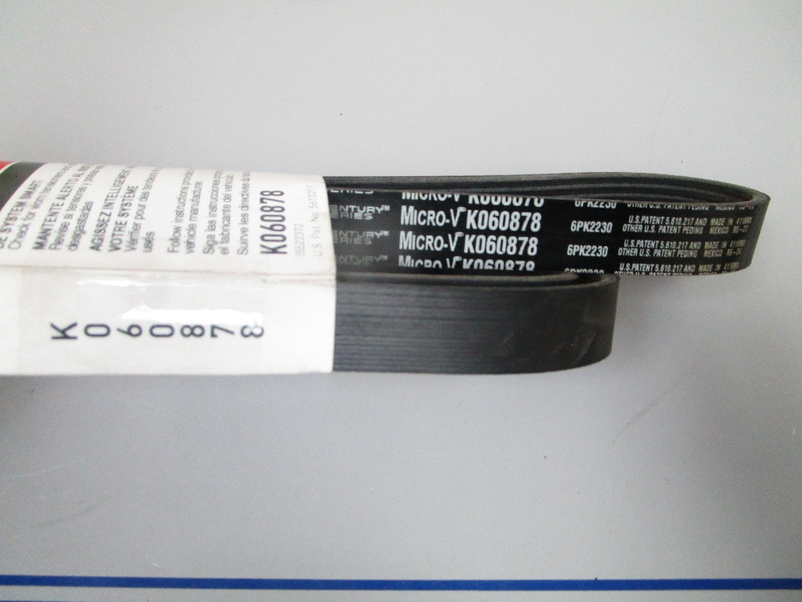 NEW K060878 Gates Micro-V 13/16" x 88 ⅜ Serpentine Belt 0720