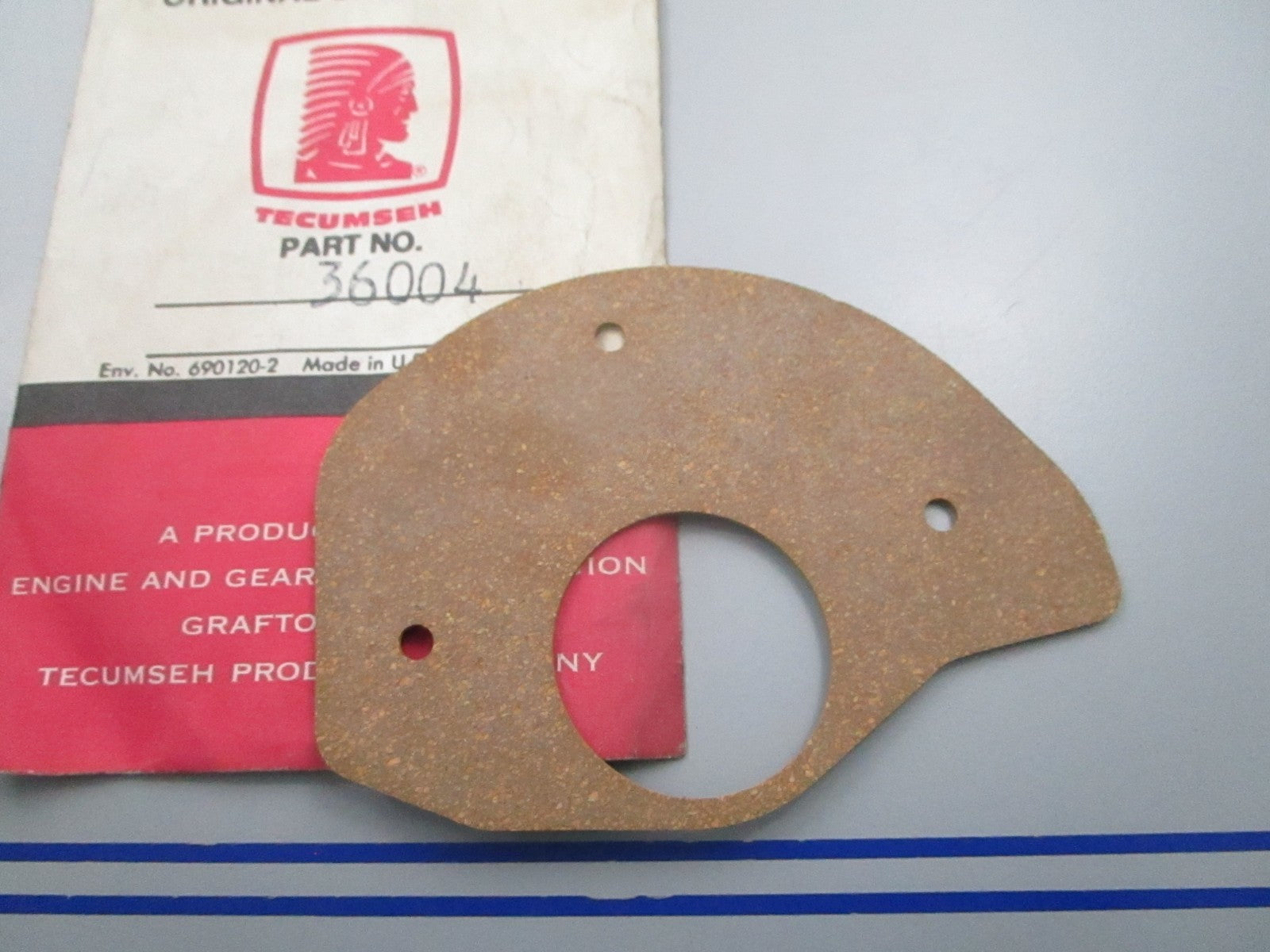 NEW OEM 36004 Tecumseh Gasket 0810