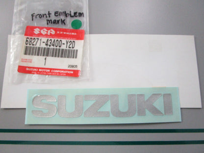 NEW OEM 68271-43400-Y2D Suzuki Front Emblem Mark 0810