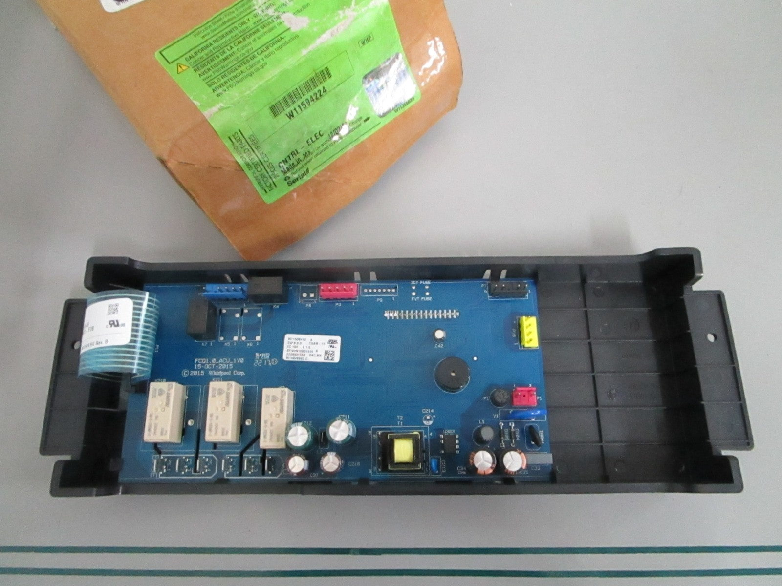 Whirlpool W11594224 NEW OEM Range Oven Control Board Maytag KitchenAid 0820