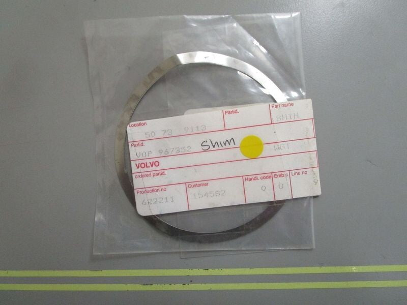 *NEW OEM* 0770 Volvo Penta Shim 967352