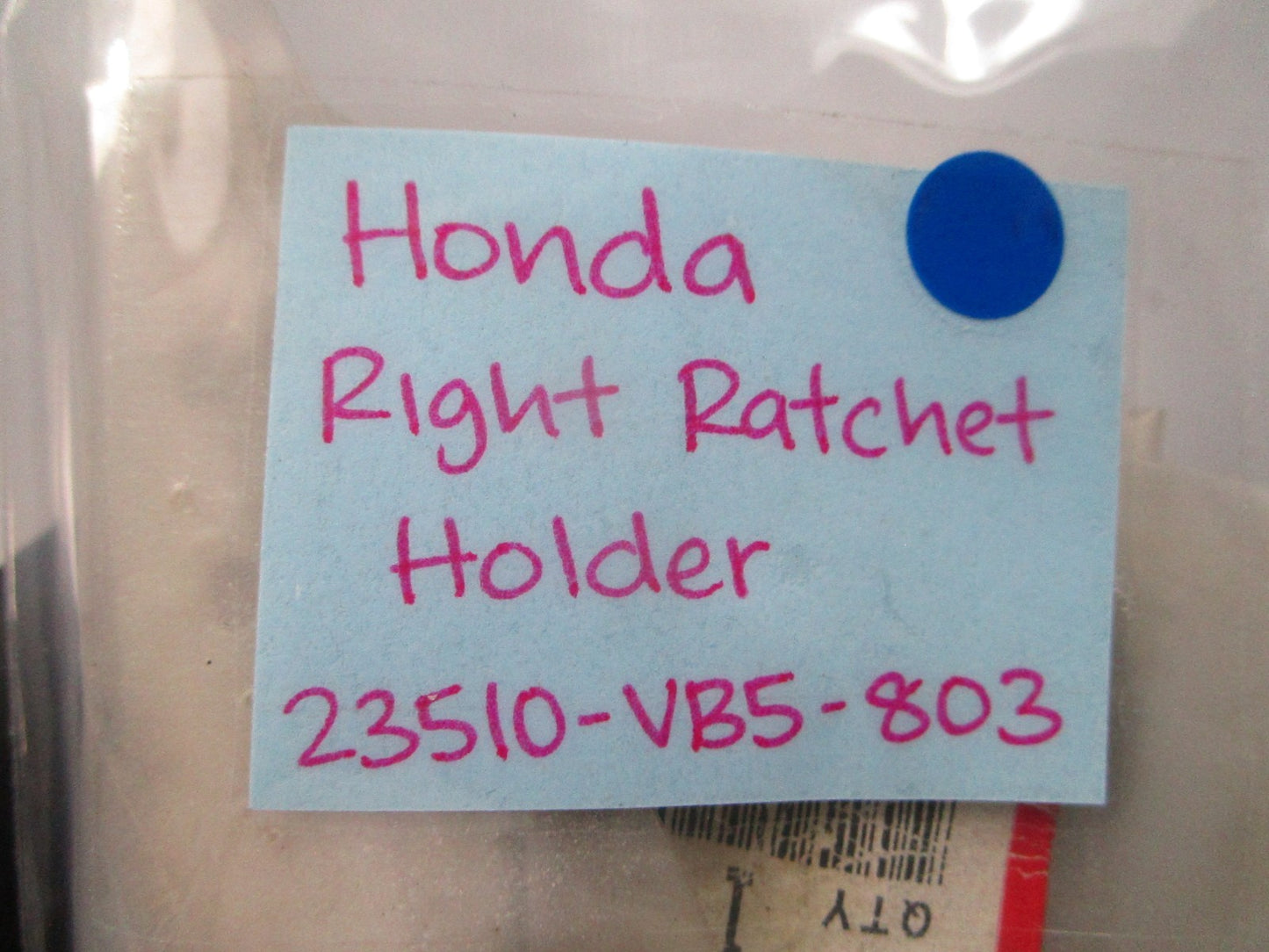 *NEW OEM* 0810 Honda Right Ratchet Holder 23510-VB5-803