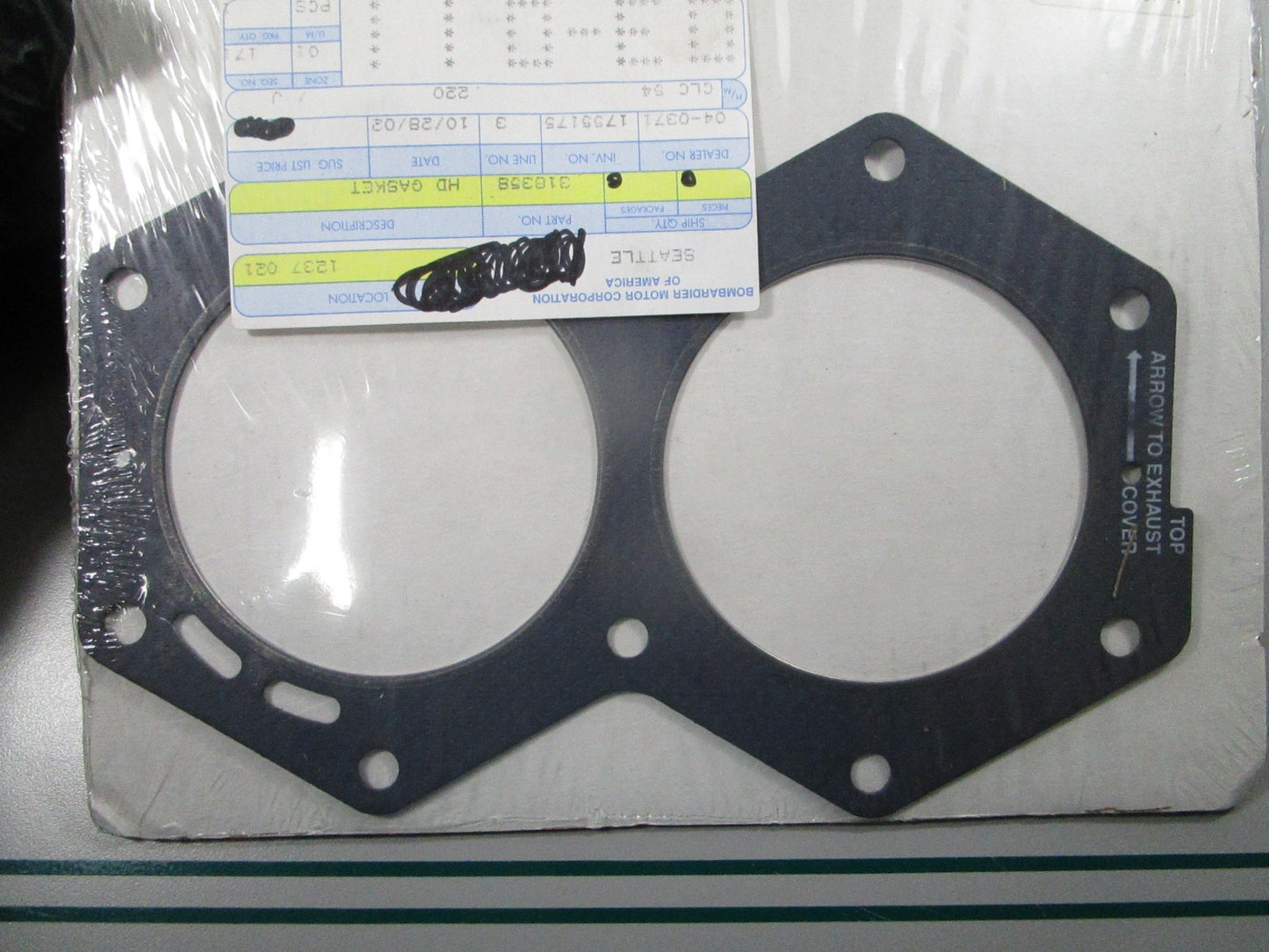 NEW OEM 318358 0318358 OMC Johnson Evinrude Head Gasket 0810