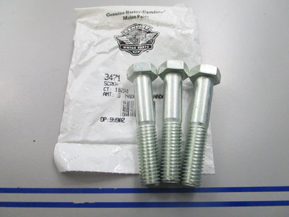 *NEW OEM* (LOT OF 3) 0810 Harley Davidson Screw 3471