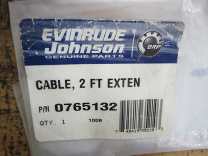 *NEW OEM* 0810 OMC Johnson Evinrude 2 Ft. Extension Cable 765132 0765132