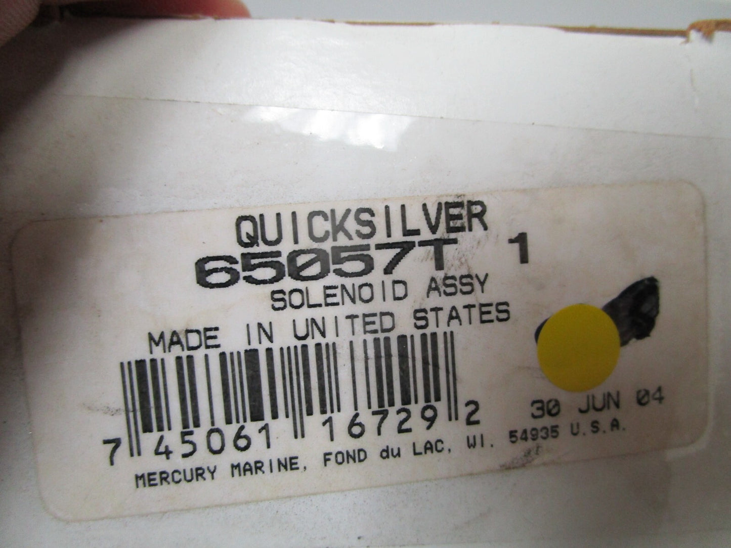 *NEW OEM* 0720 Mercury Quicksilver Solenoid 65057T1