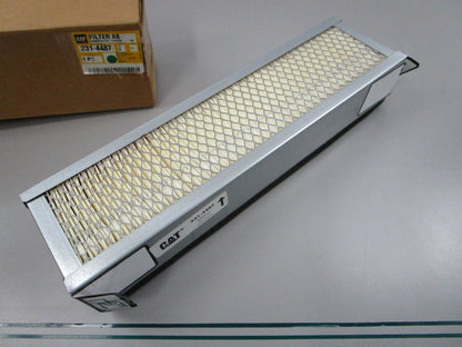 CAT NEW OEM Cabin Air Filter 231-4487 Std Efficiency Motor Grader 120H NOS 0810