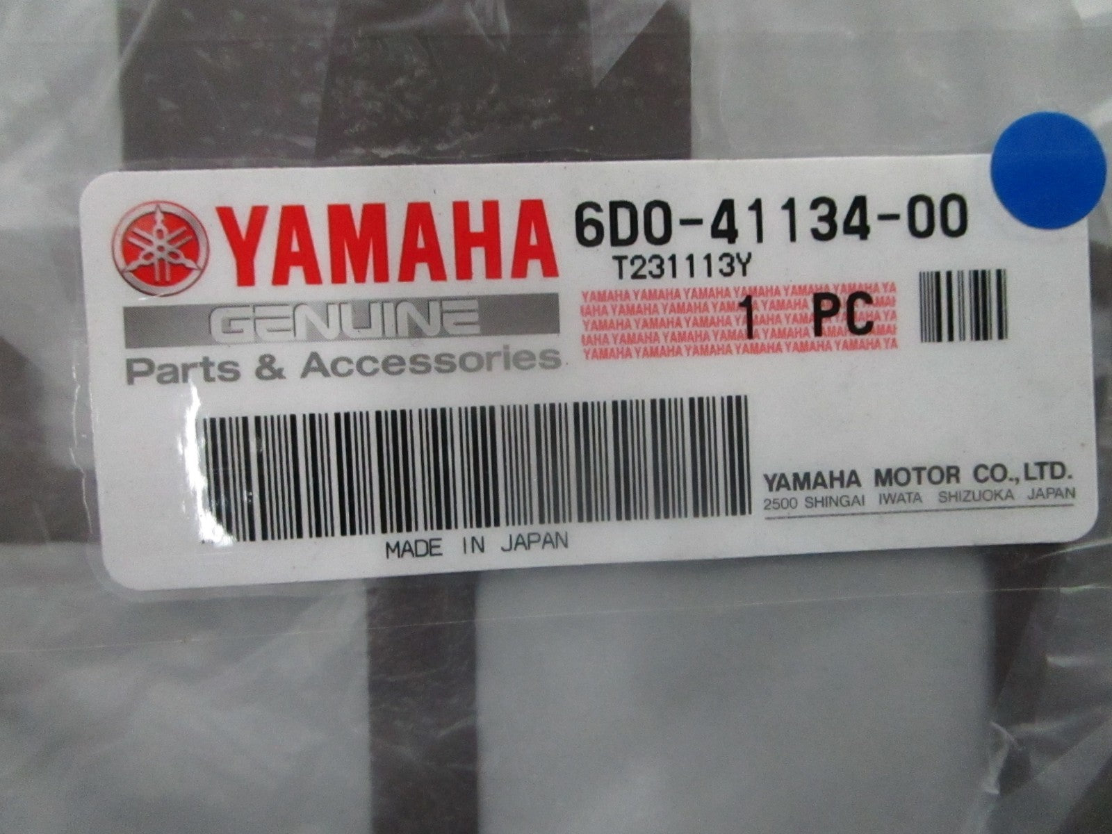 *NEW OEM* 0810 Yamaha Gasket 6D0-41134-00-00