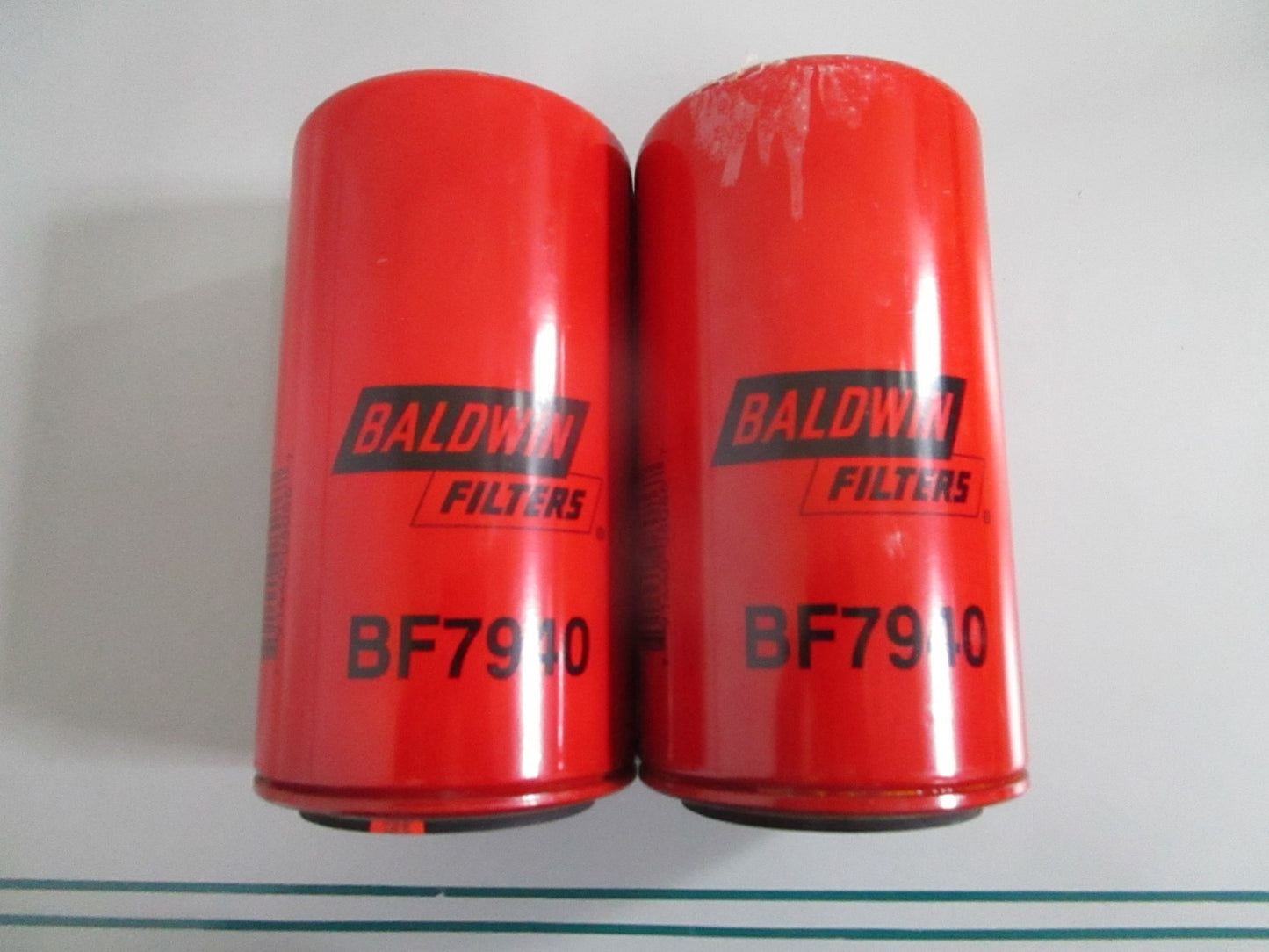 NEW (LOT OF 2) BF7940 Baldwin Fuel Filter Rep: 33966 Wix FF5632 Fleetguard 0820