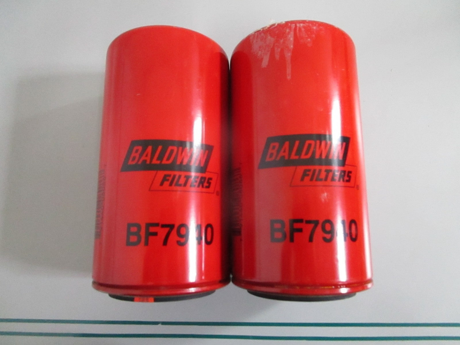 NEW (LOT OF 2) BF7940 Baldwin Fuel Filter Rep: 33966 Wix FF5632 Fleetguard 0820