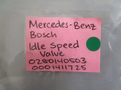 NEW OEM 0280140503 0001411725 Mercedes-Benz Bosch Idle Speed Valve 0820